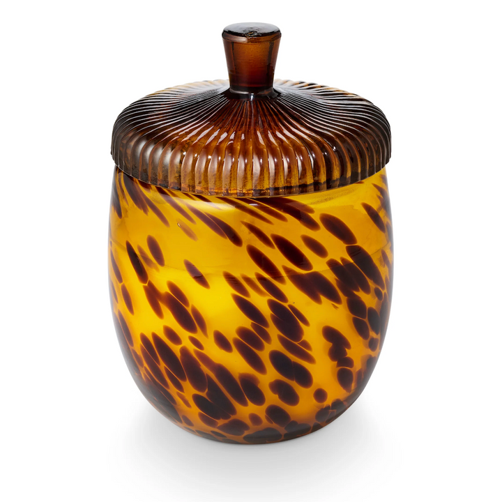 Woodfire Glass Acorn Candle