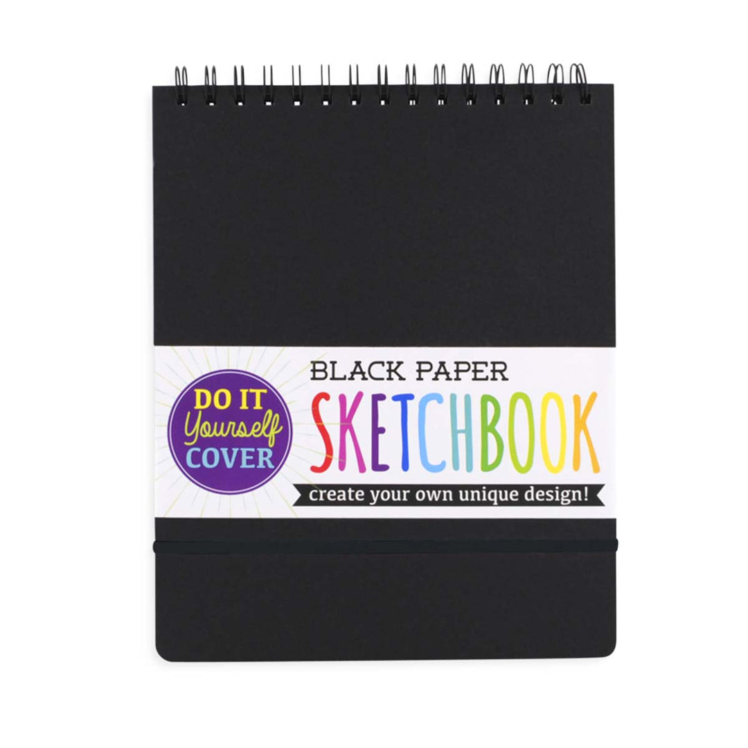 DIY Black Paper Sketchbook