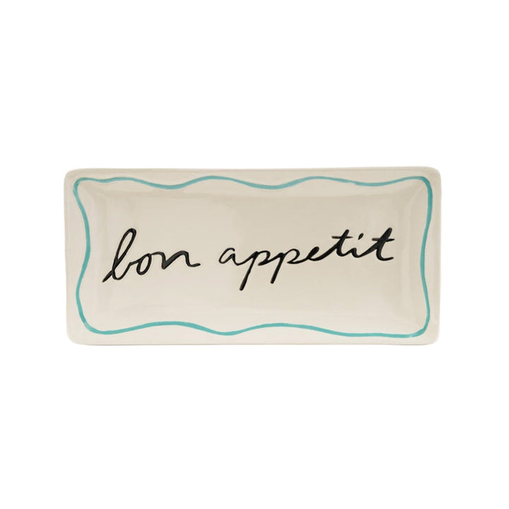 "Bon Appetit" Stoneware Platter