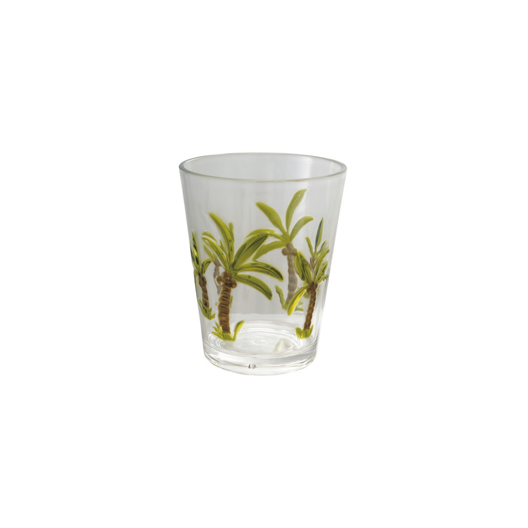 Palm Trees Acrylic Drinking Glass