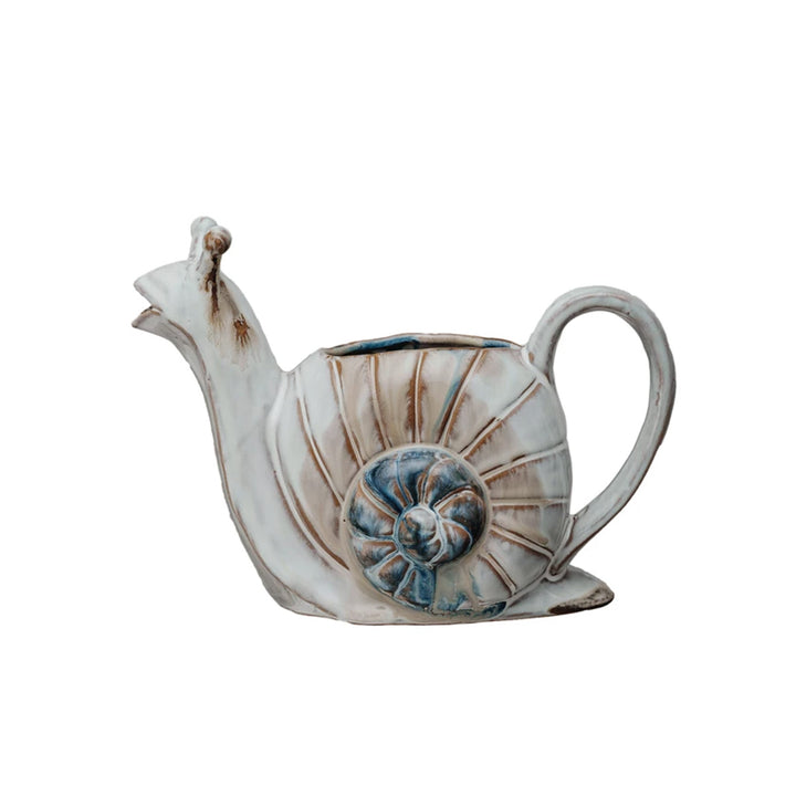 24 oz. Stoneware Snail Watering Can