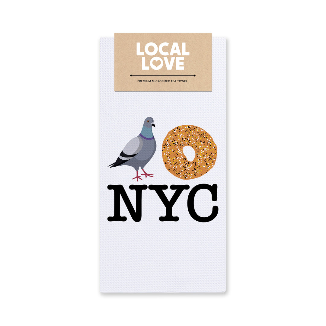 Pigeon Bagel NYC Towel