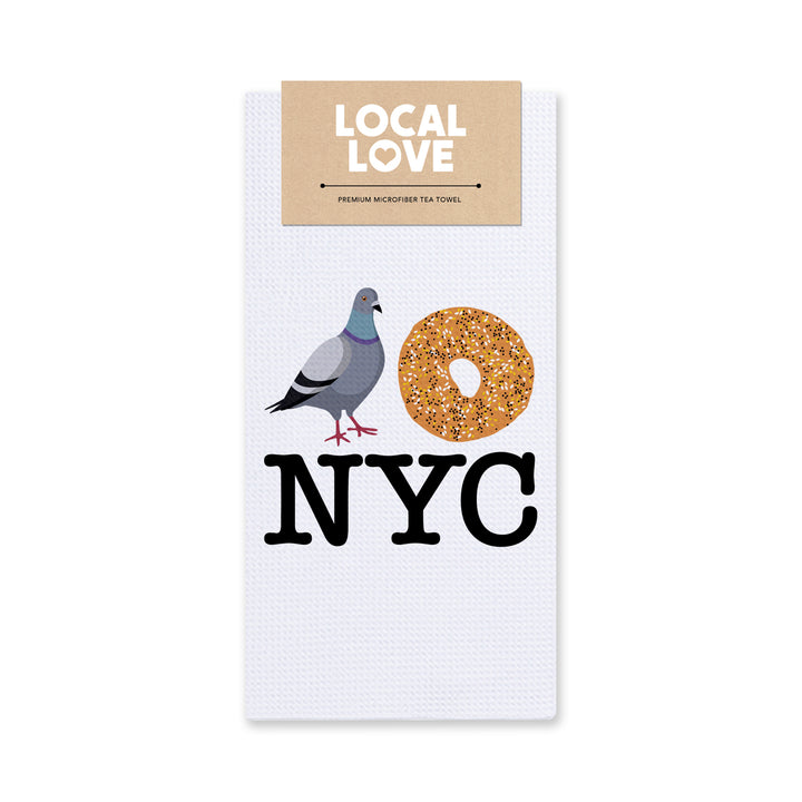 Pigeon Bagel NYC Towel