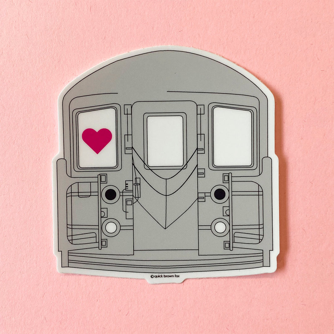 Subway Car Sticker