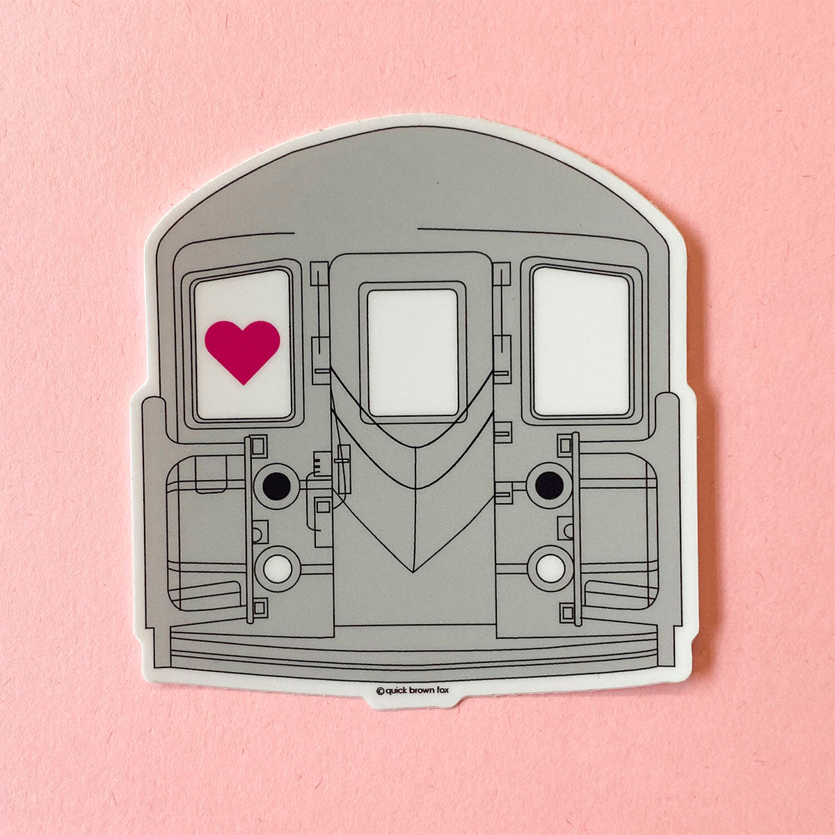 Subway Car Sticker — Lockwood Shop