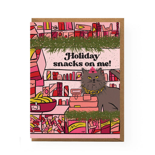 Bodega Cat Holiday Card - Lockwood Shop - Boss Dotty Paper Co