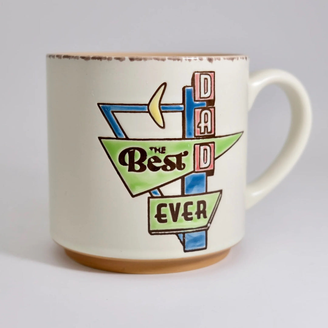 Best Dad Vintage Motel 18oz Mug