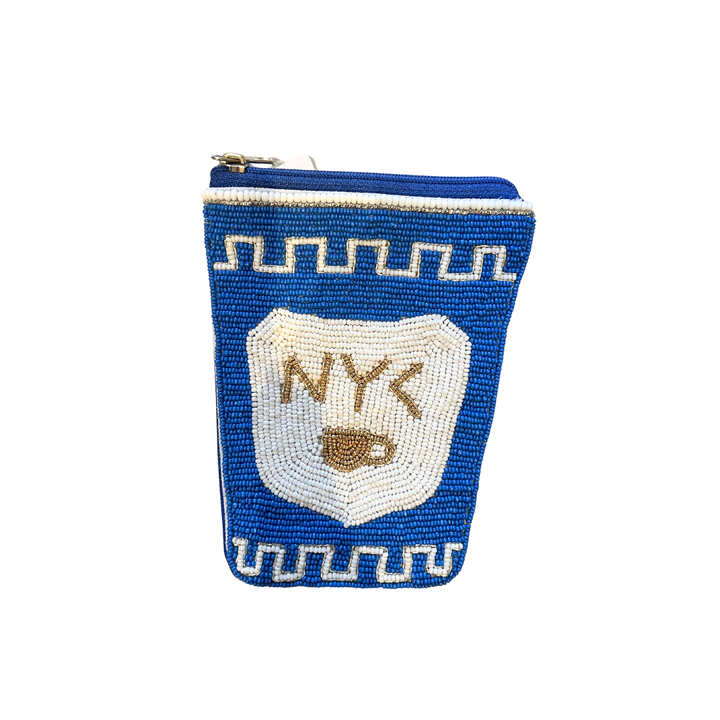 BEADED COIN POUCH- ANTHORA MUG