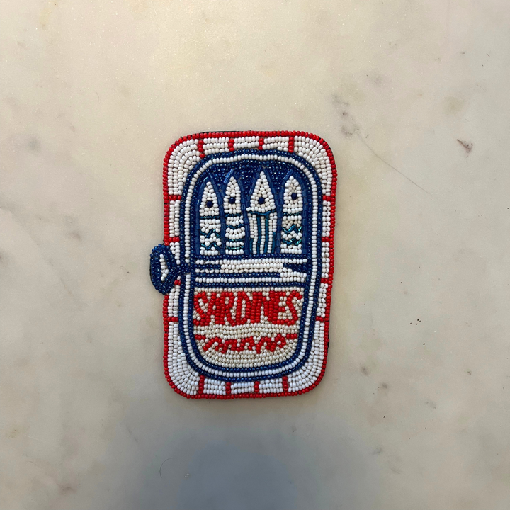 Beaded Sardine Coaster