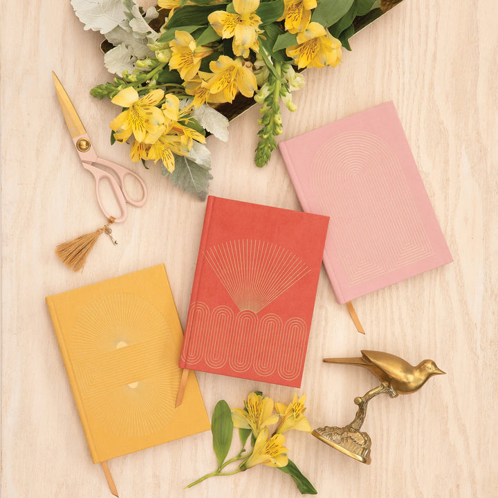 Radiant Sun Ochre Notebook