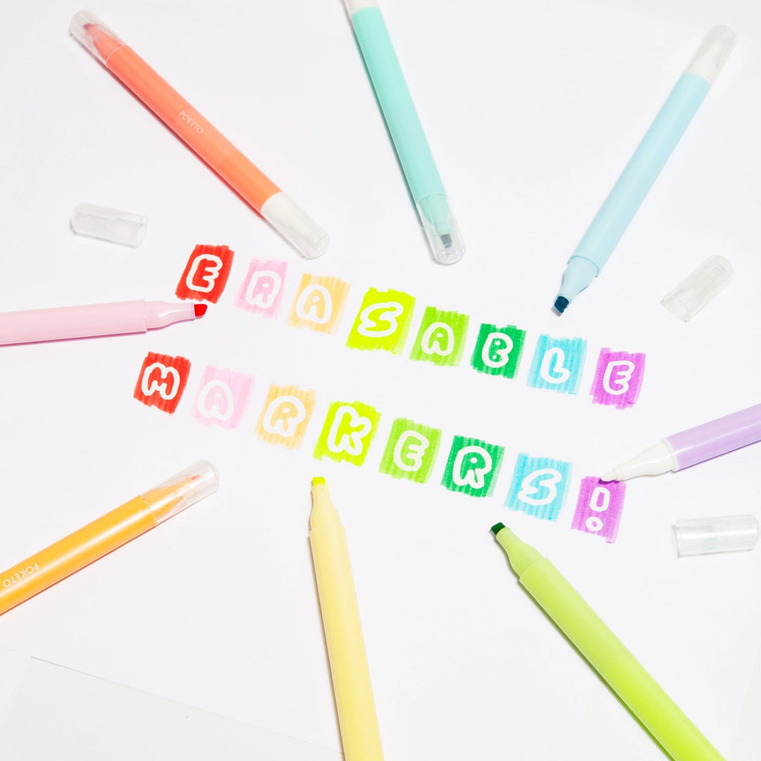 Aurora Erasable Markers Set/ 8
