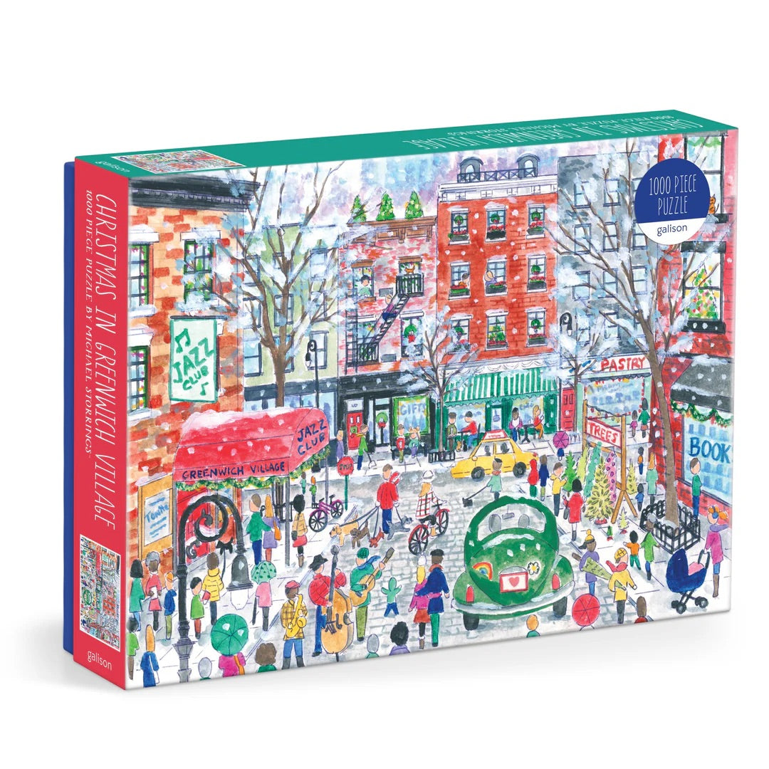 Michael Storrings Christmas in Greenwich Village 1000pc Puzzle