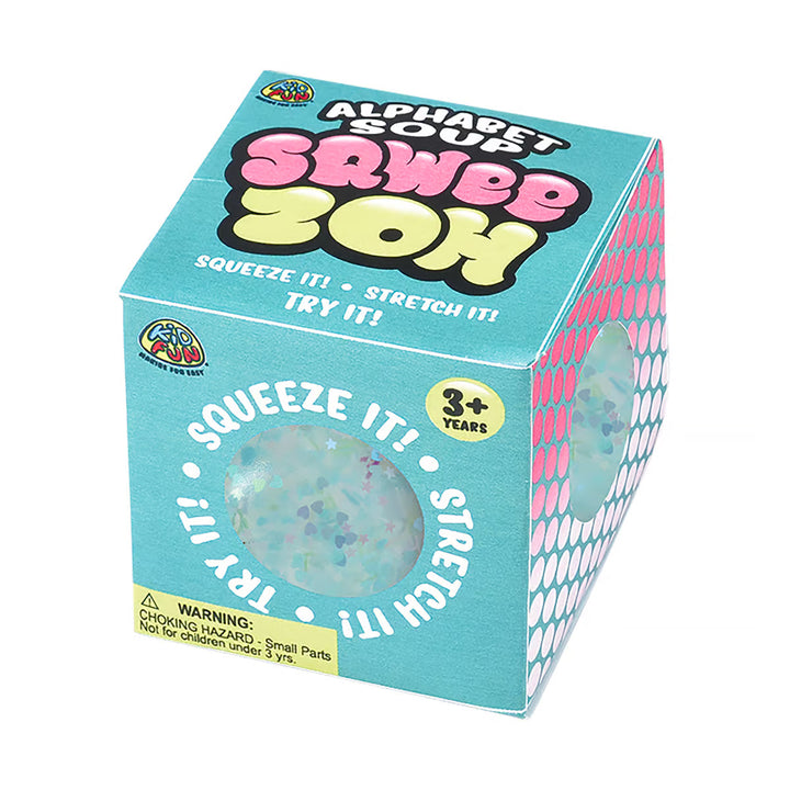 Alphabet Soup Squeeze Ball