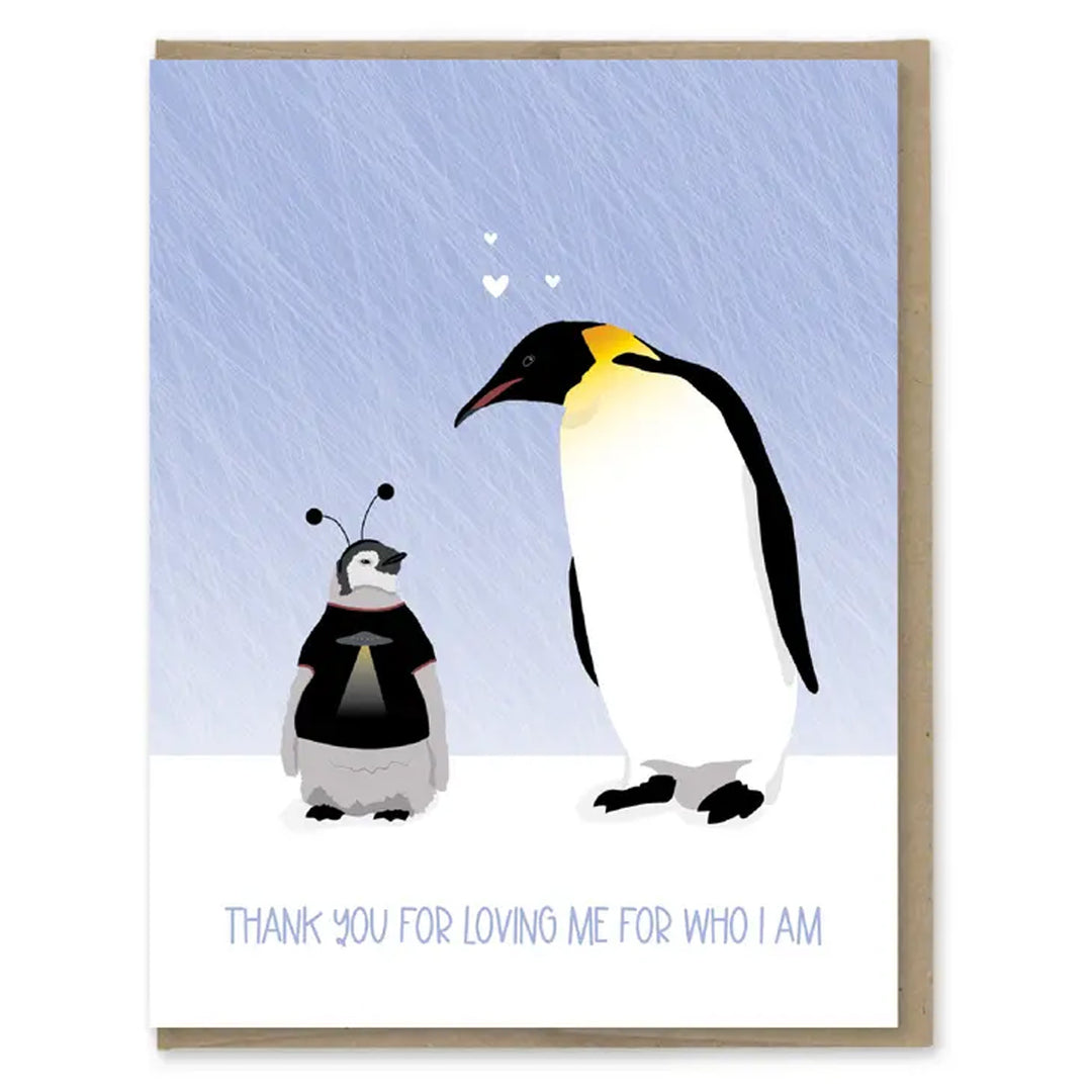 Loving Me for Who I Am Greeting Card
