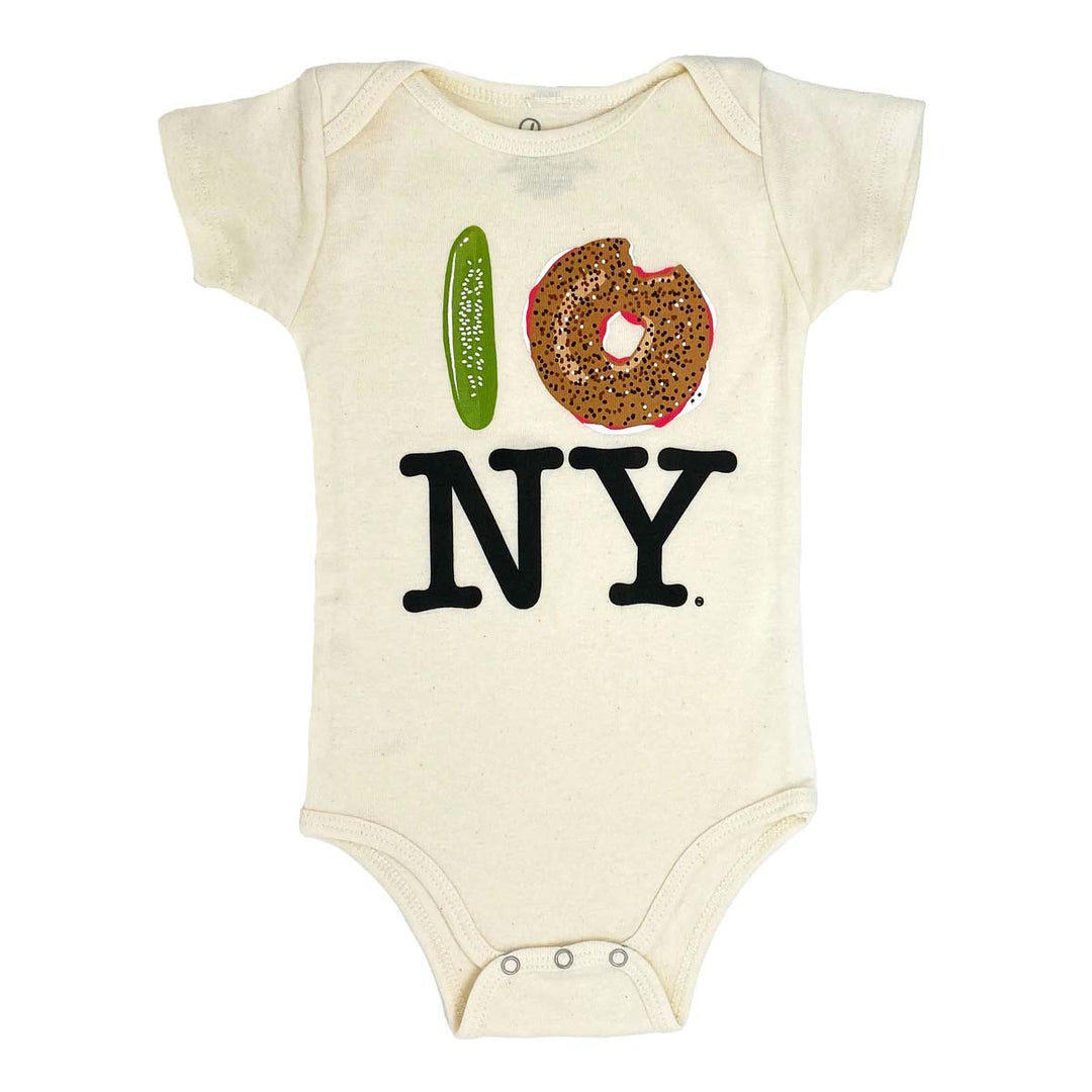 Pickle Bagel NY Onesie