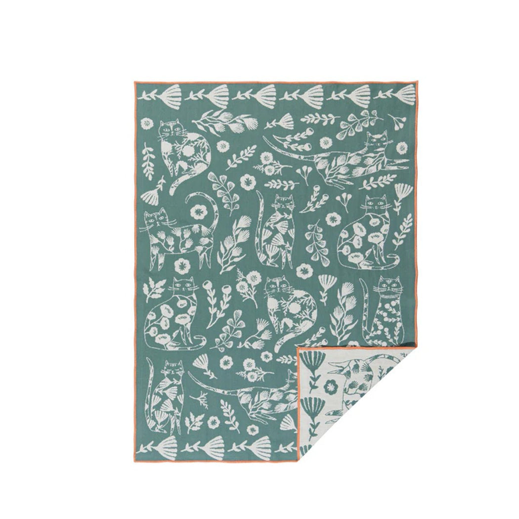 Catbloom Double Cloth Dishtowel - Lockwood Shop - Now Designs