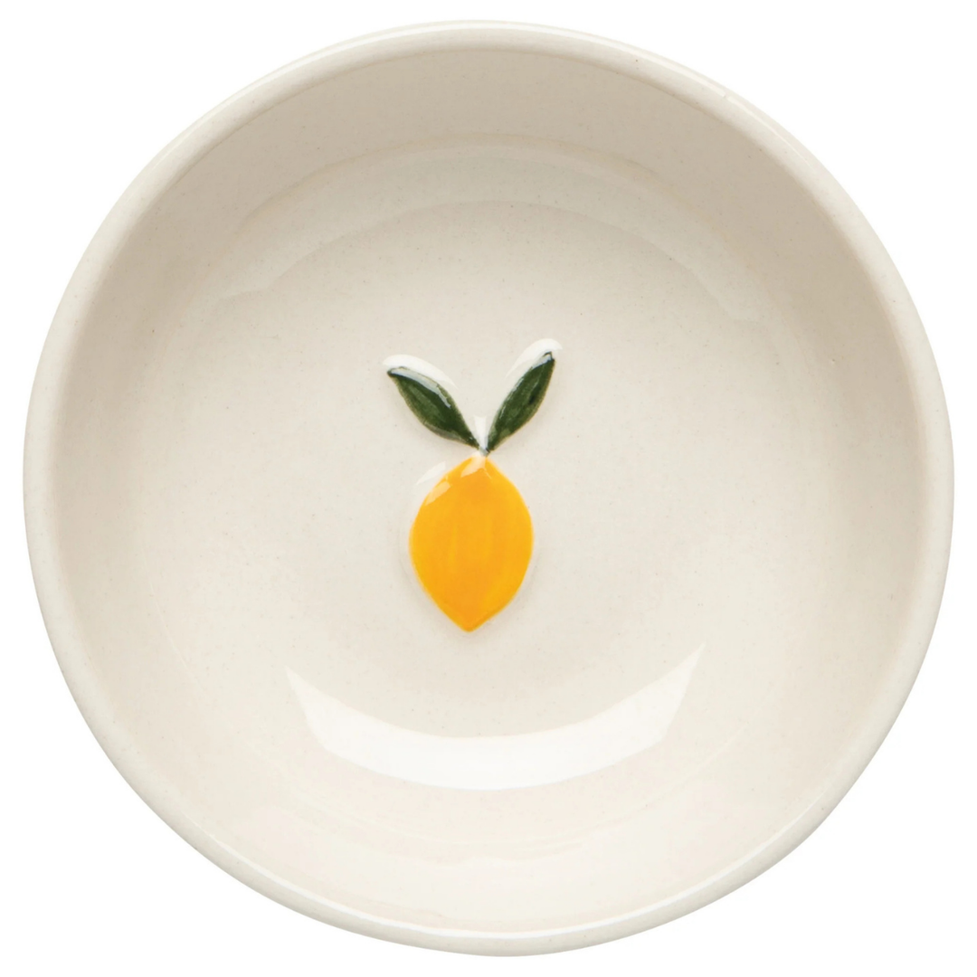 Lemon Embossed Pinch Bowl - 3"