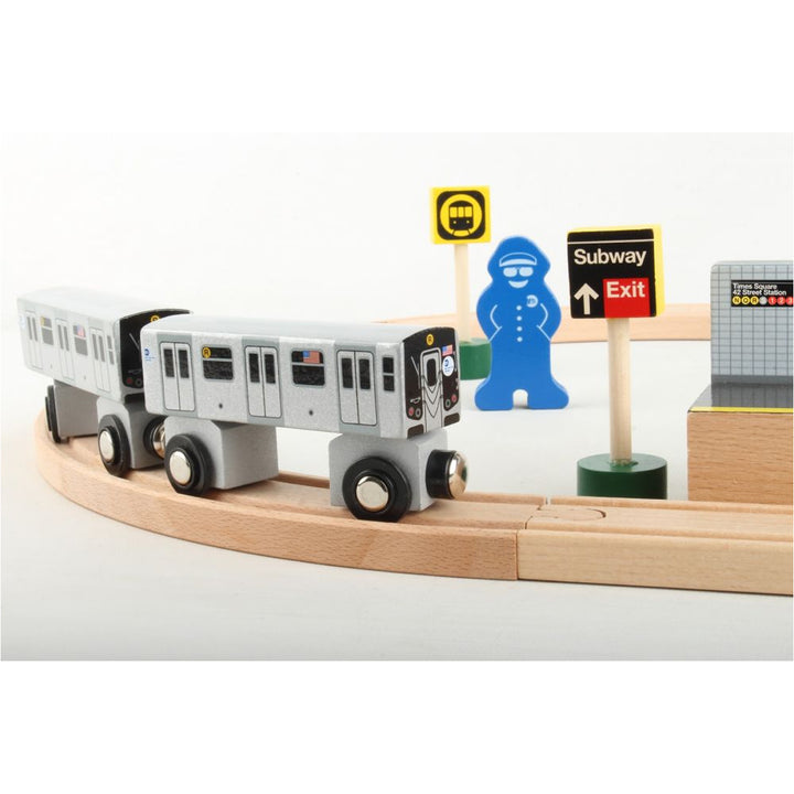 MTA Wooden Train Set