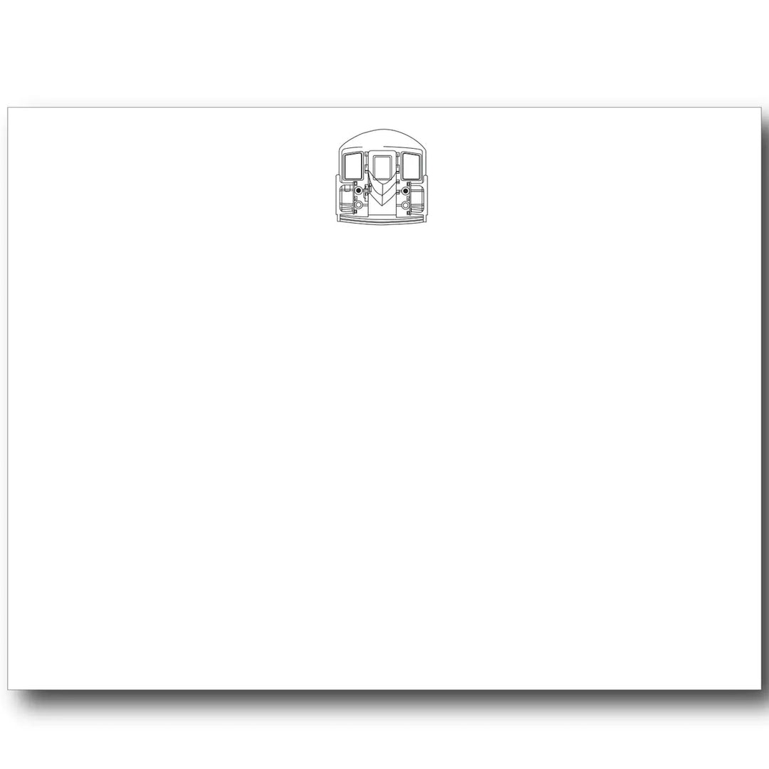 Subway Notecards - Set/ 10 Flat Notecards