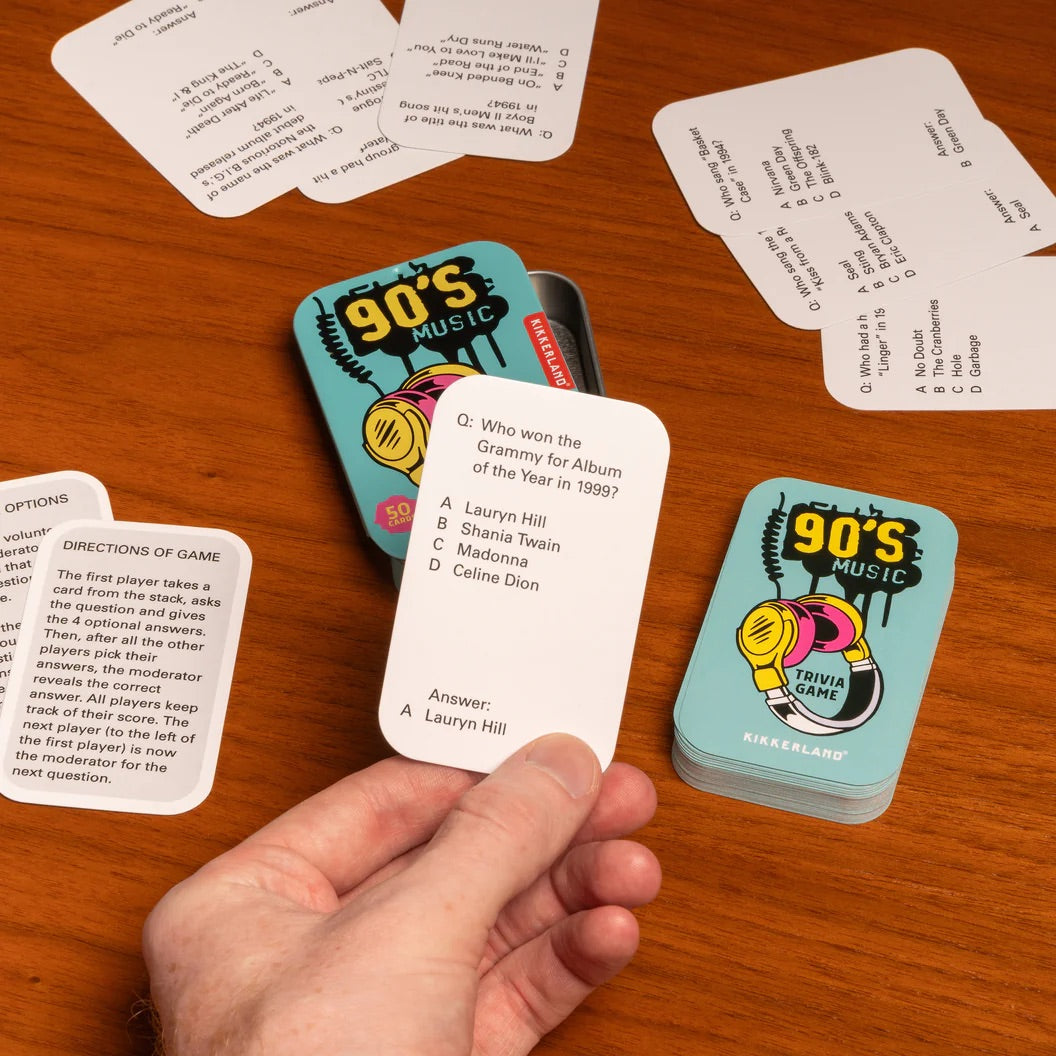 90s Trivia Tin