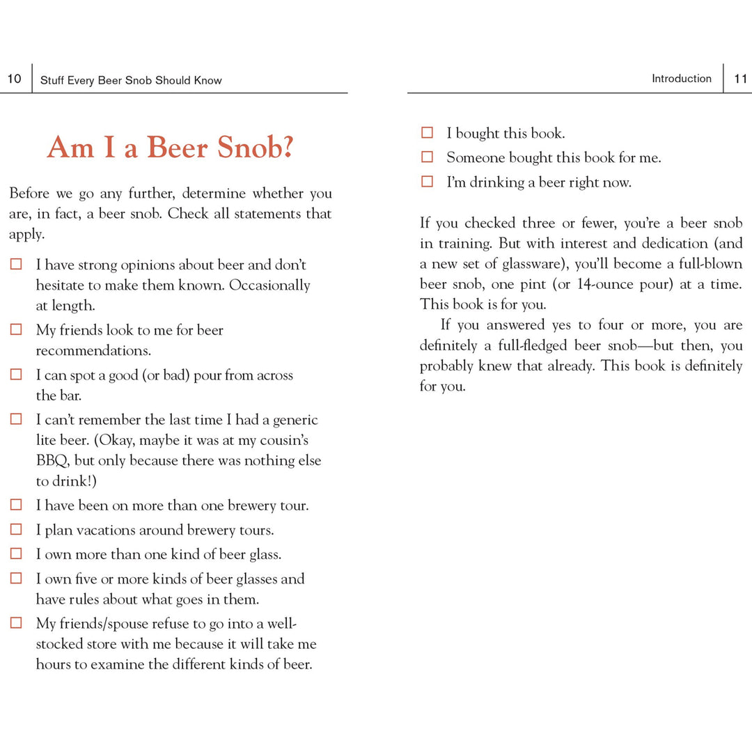 Stuff Every Beer Snob Should Know