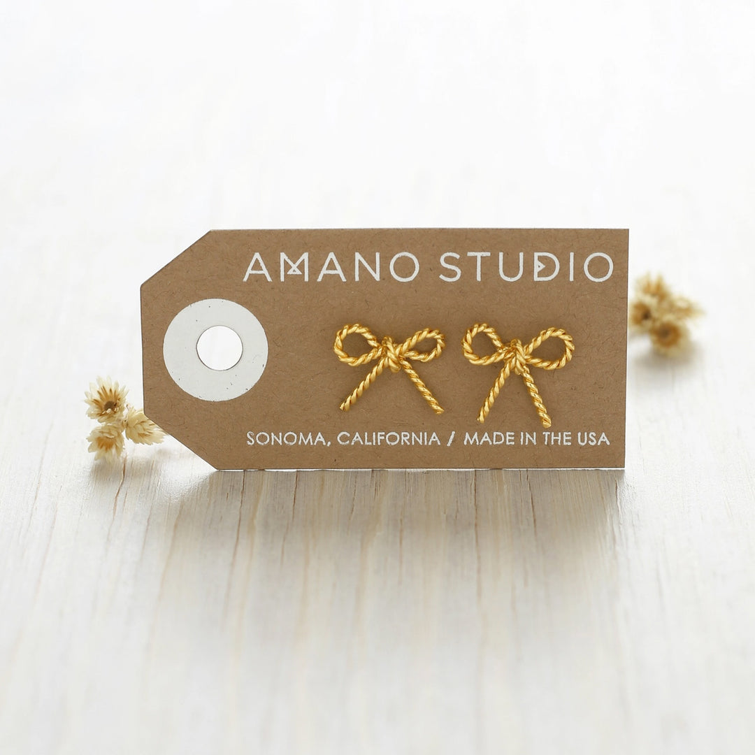 Bow Stud Earrings