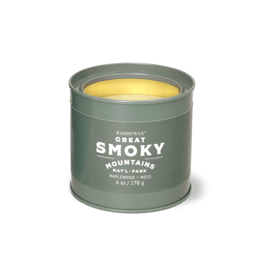 National Parks Tin Candle