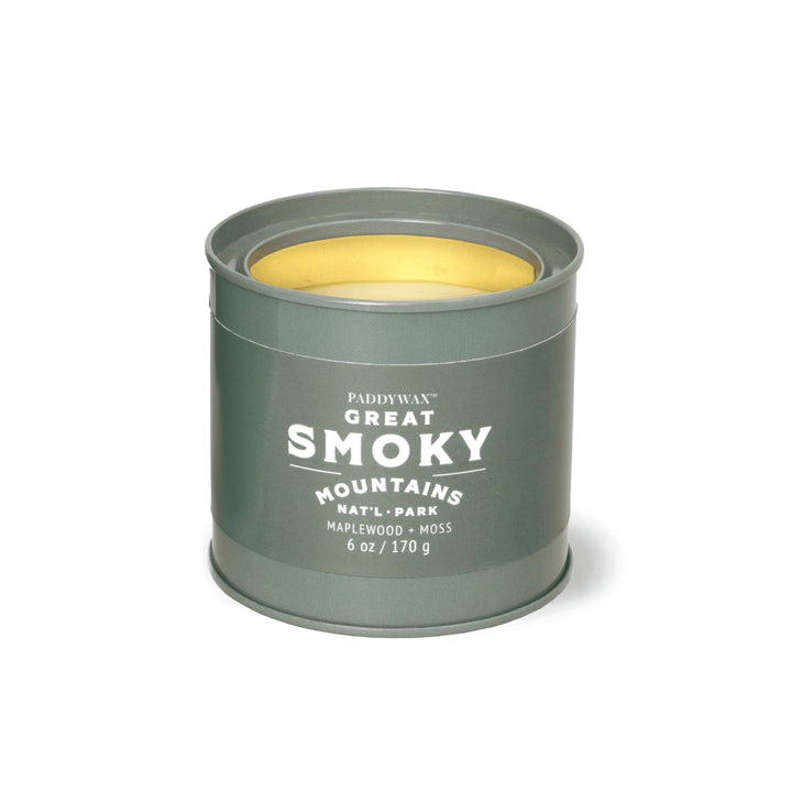 National Parks Tin Candle