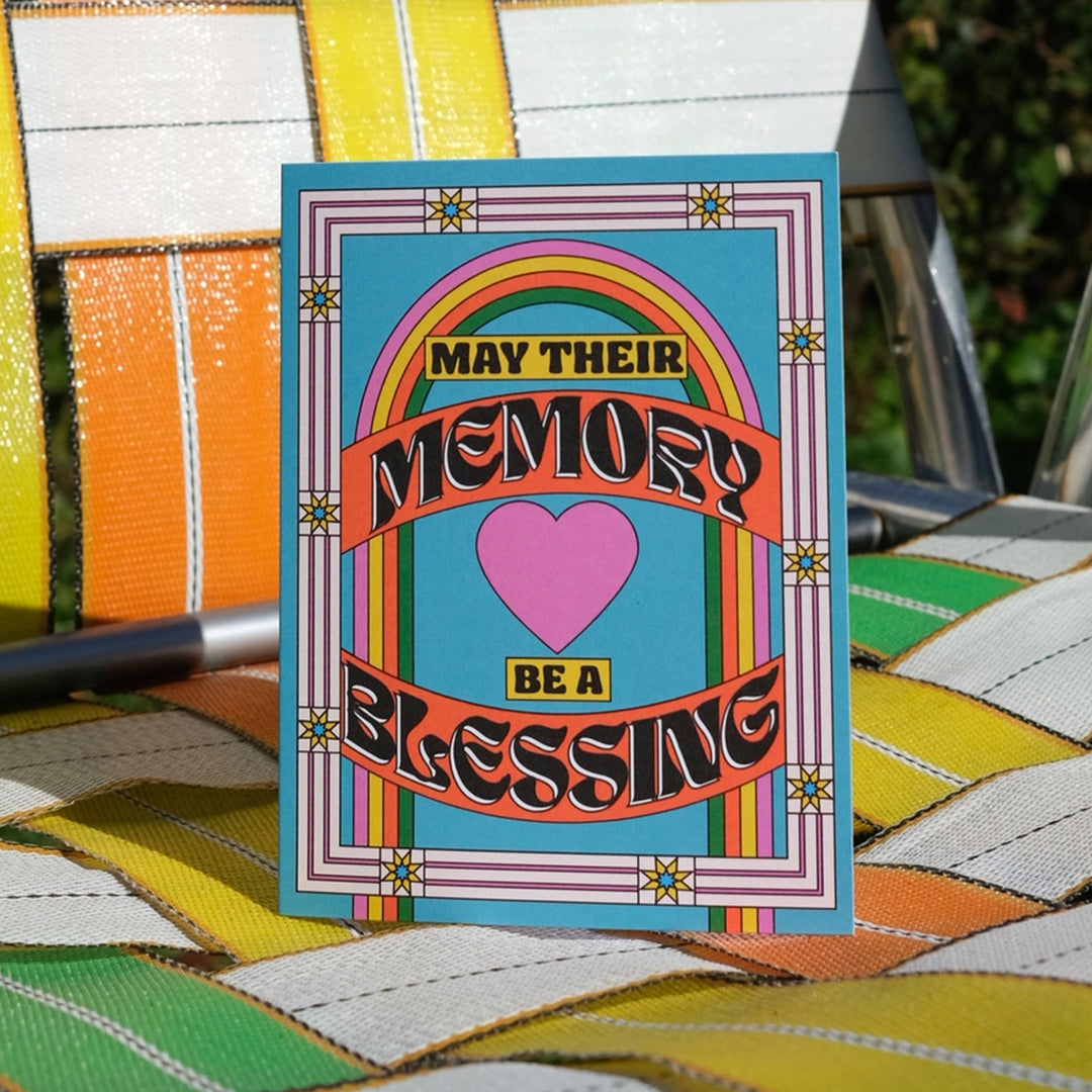 May Their Memory Be a Blessing Greeting Card