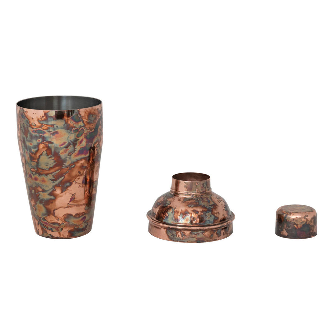 16 oz. Cocktail Shaker, Oxidized Copper Finish