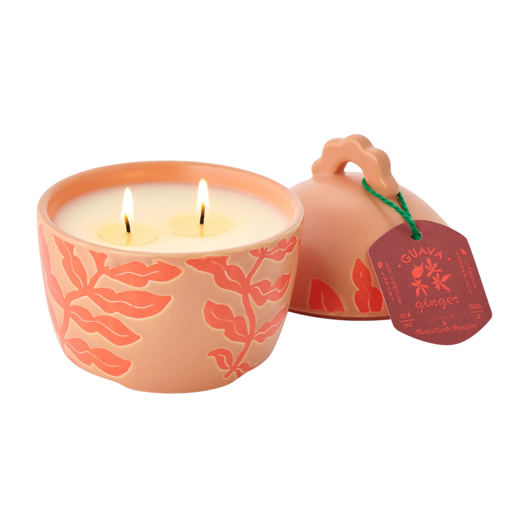 Lidded  Ceramic Candle