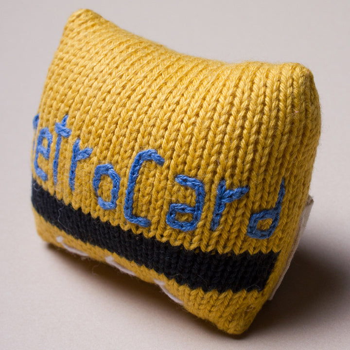 Metro Card Soft Knit Rattle
