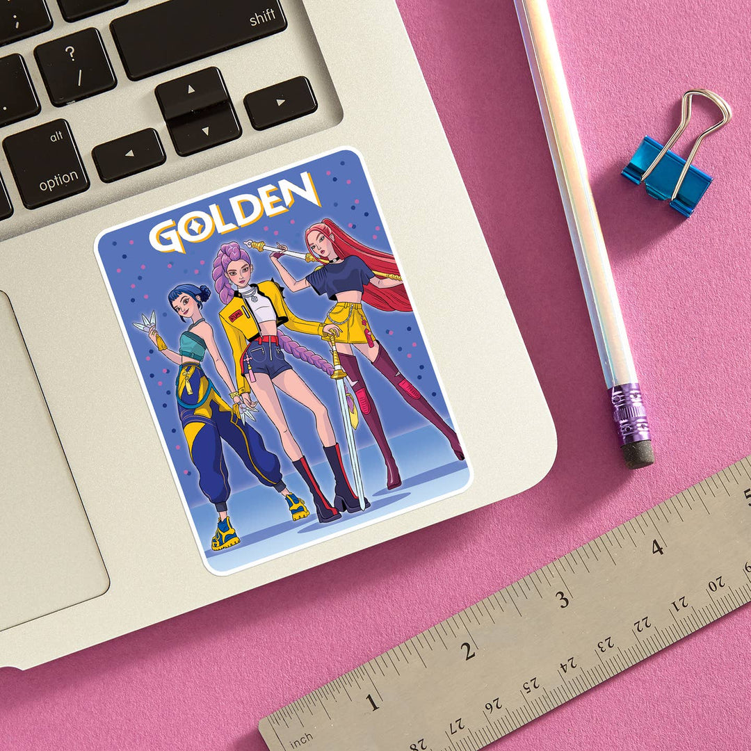 K-Pop DH Golden (Die Cut Sticker)