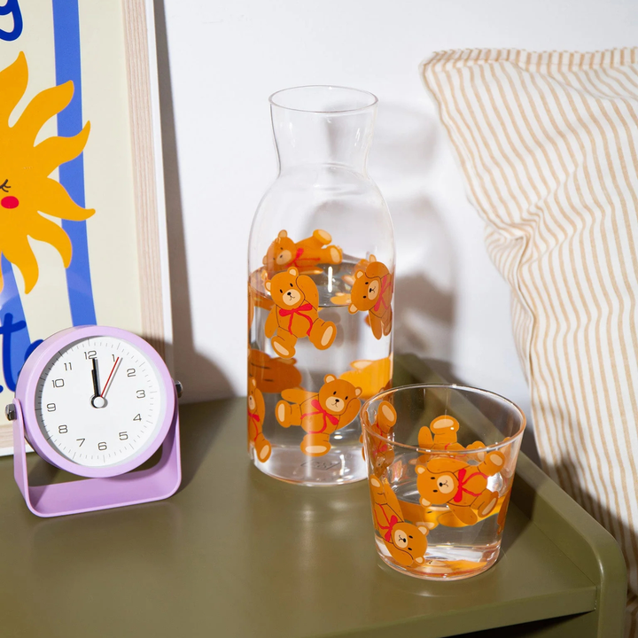 Teddy Carafe &amp; Glass Set