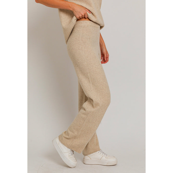Recycled Yarn Sweater Pants in Oatmeal