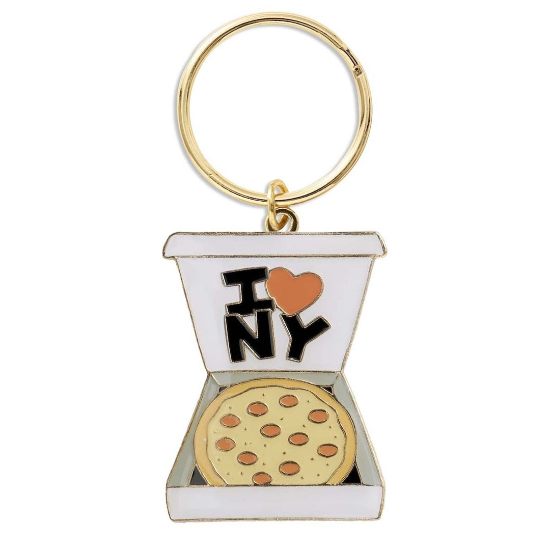 NY Pizza Box Keychain