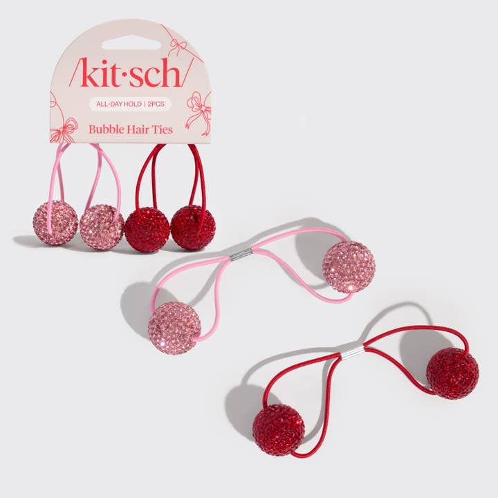 Holiday Bubble Hair Ties