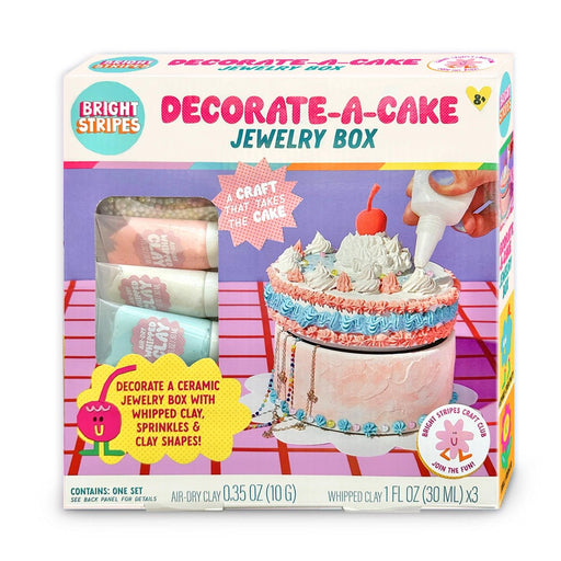 Decorate - A - Cake Jewerly Box - Lockwood Shop - Bright Stripes