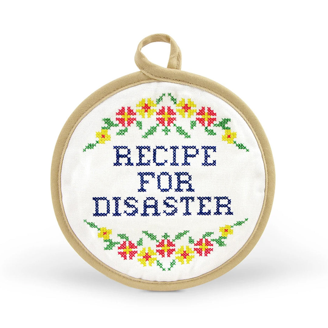 In Stitches Potholder - Recipe For Disaster