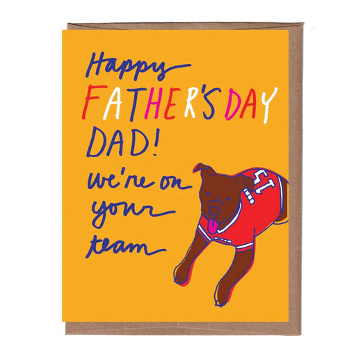 Dog Jersey Father's Day Card - Lockwood Shop - La Familia Green