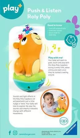 Push &amp; Listen Roly Poly Capybara