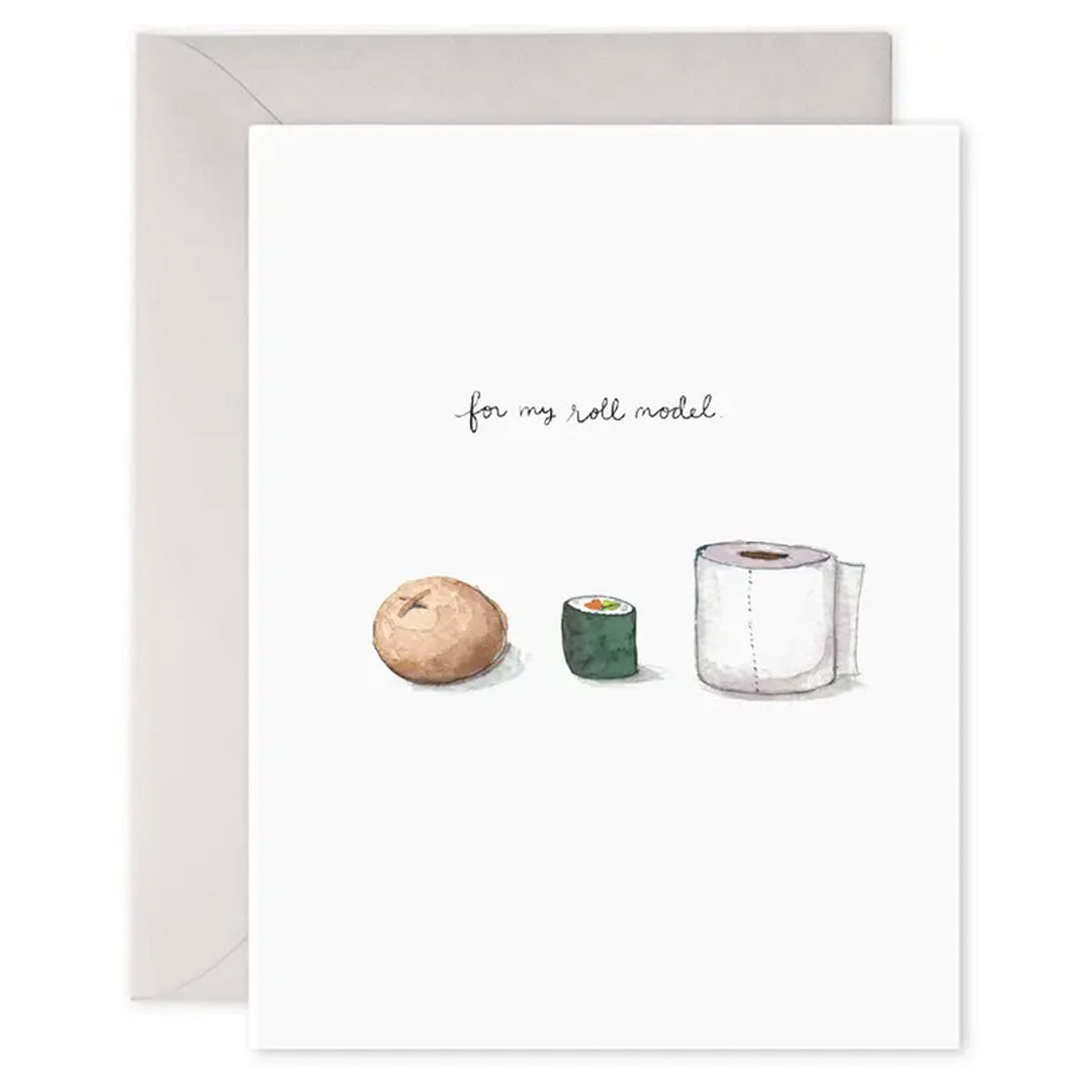 For My Roll Model Greeting Card