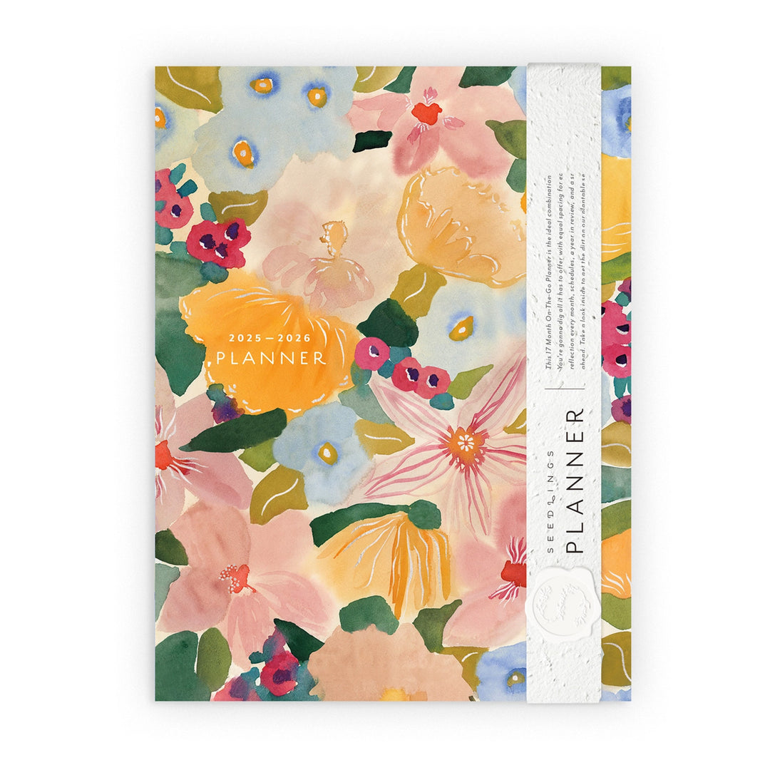 2025-2026 Floral Abundance Softcover Planner