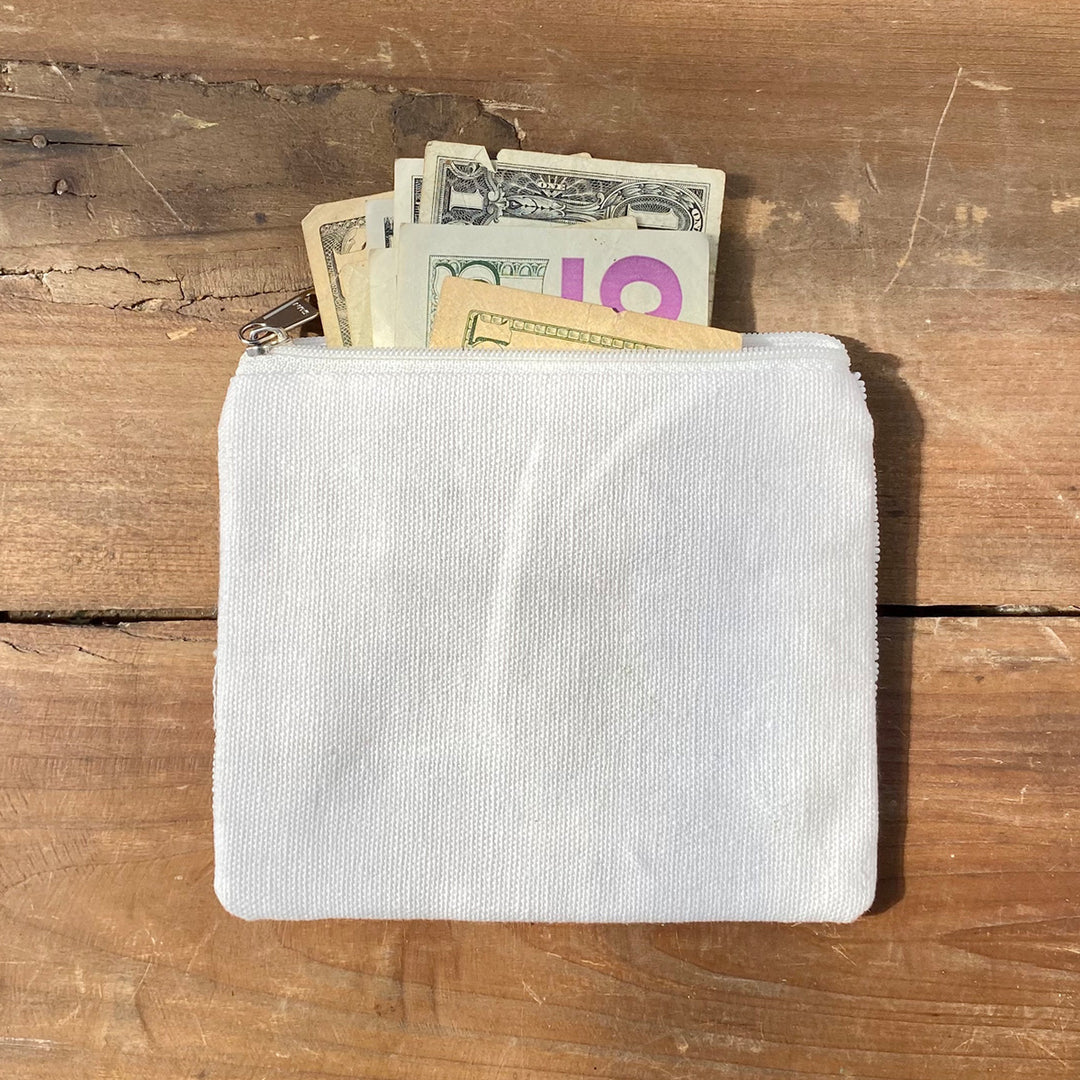 Checkered Slice Coin Pouch