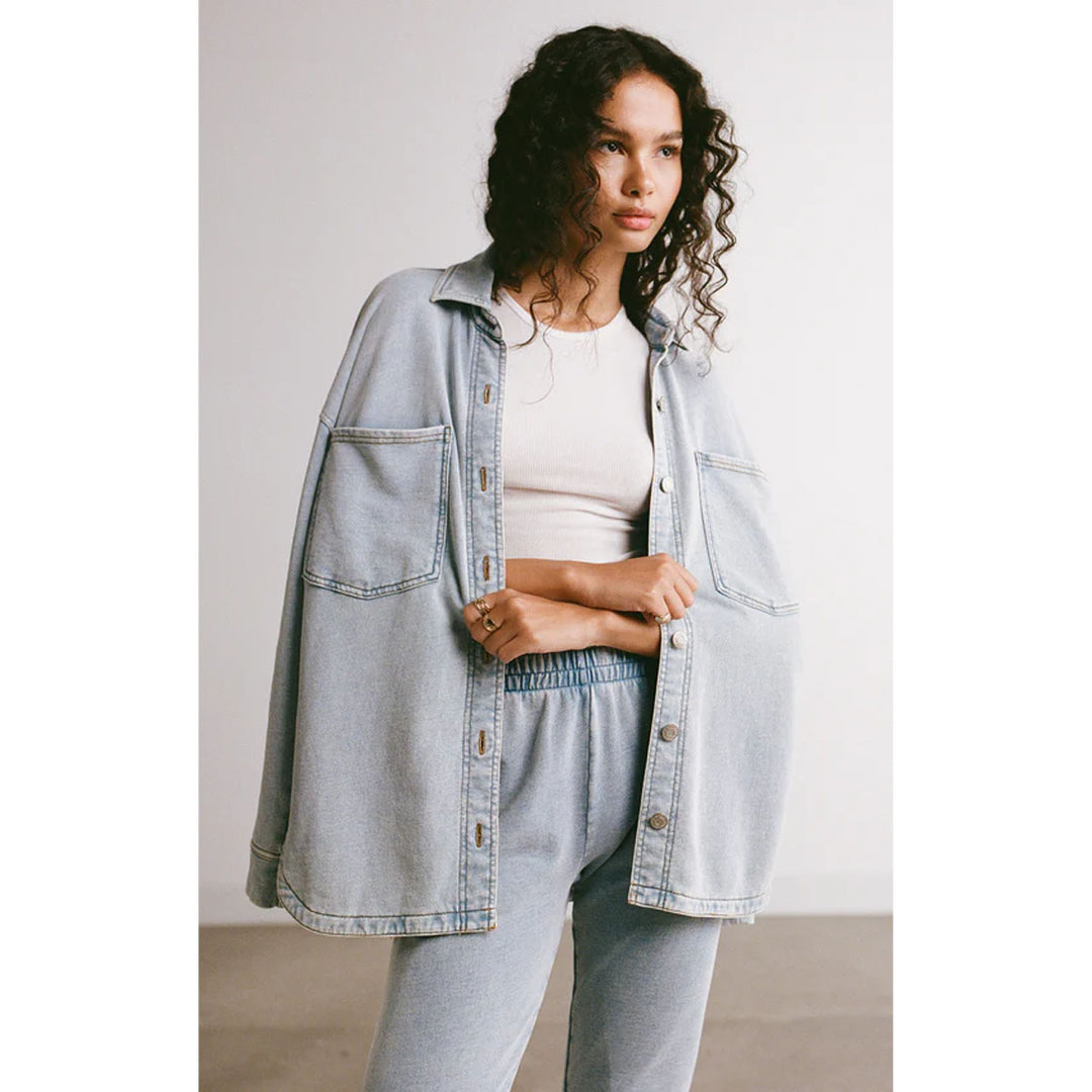 All Day Denim Jacket in Washed Indigo