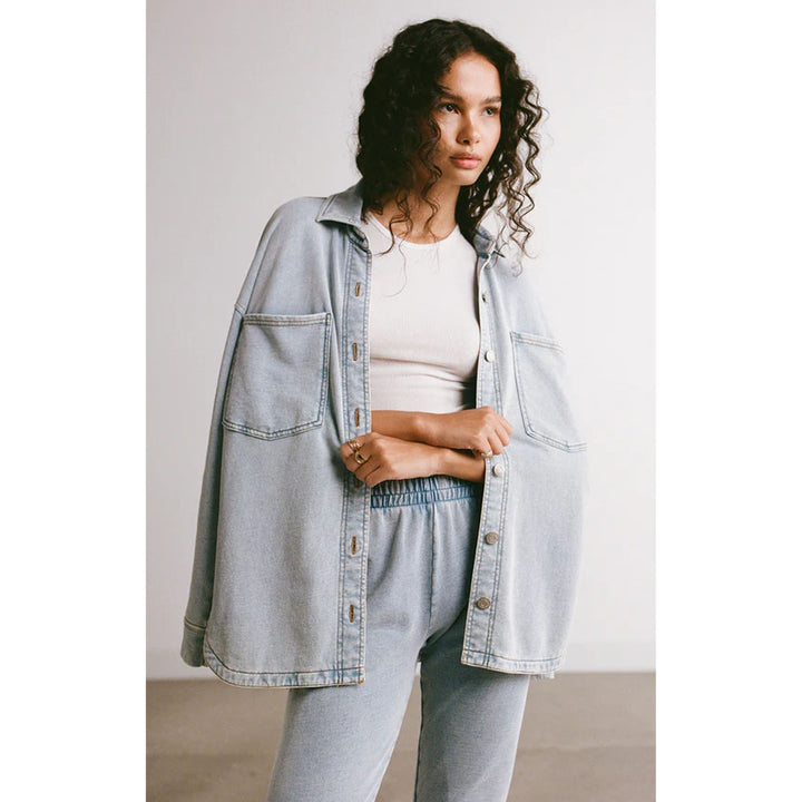 All Day Denim Jacket in Washed Indigo