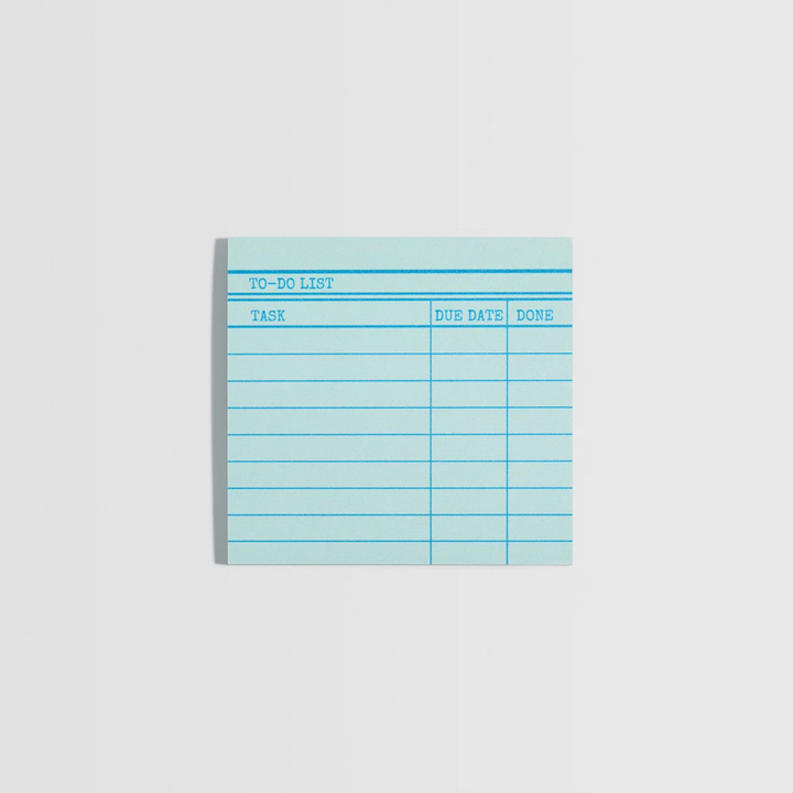 Library Card Post-It Notes