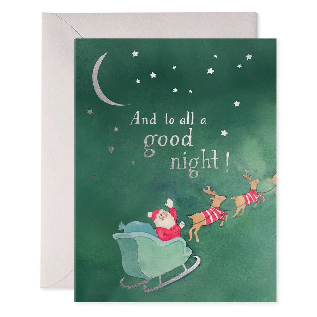 To All a Good Night Greeting Card