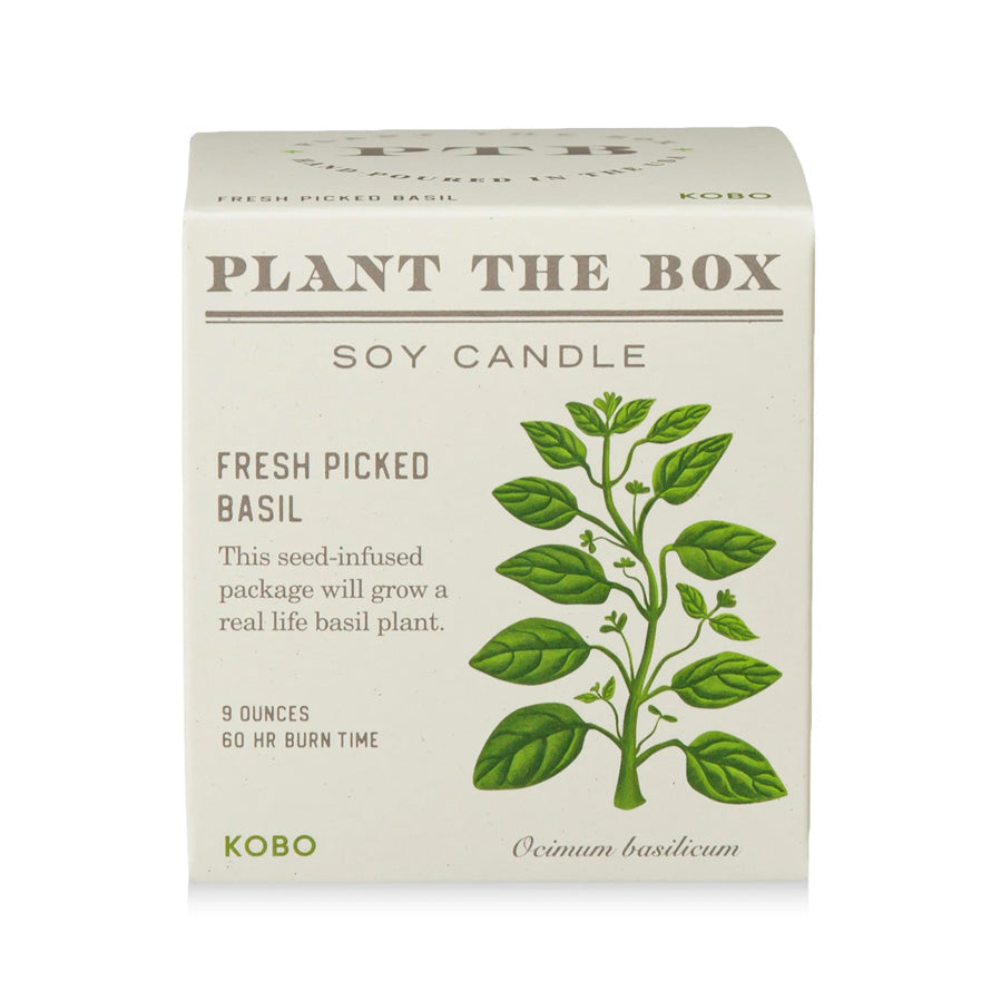 Fresh Picked Basil Soy Candle