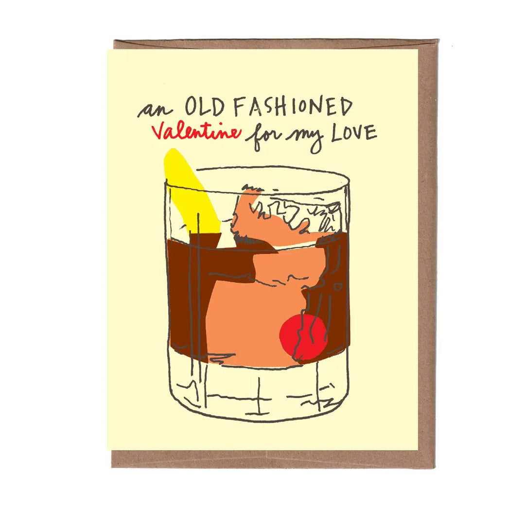 Old Fashioned Valentine Greeting Card